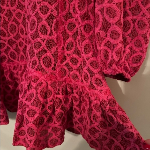 Walter Baker Helaine Pink Lace Mini Dress (NWT, Sz M) - Picture 7 of 9